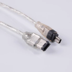 WRIARICH 4P 4 Pin to 6 Pin IEEE 1394 for iLink Adapter Cable 4Pin To 6Pin Firewire Cable DV Camera Cable 5FT WRIARICH 4P 4 Pin to 6 Pin IEEE 1394 for iLink Adapter Cable 4Pin To 6Pin Firewire Cable DV Camera Cable 5FT