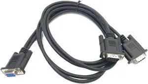 WRIARICH HONGP DB9 9Pin 1 to2 Rs232 Serial Cable Splitter Directly Connected COM 2 in 1 Data Cable Male to Female(2m,1 Female to 2 Male) WRIARICH HONGP DB9 9Pin 1 to2 Rs232 Serial Cable Splitter Directly Connected COM 2 in 1 Data Cable Male to Female(2m,1 Female to 2 Male)