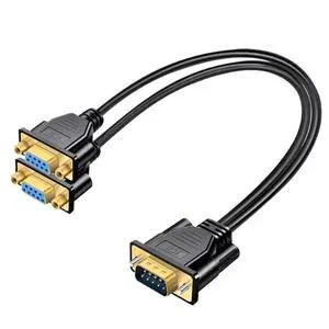 WRIARICH DB9 9Pin Data Cable Male to Female for Cash Register POS Display Serial Cable Splitter Directly Connected COM 2 in 1 to2 Rs232(1.5m,Male to 2xFemale) WRIARICH DB9 9Pin Data Cable Male to Female for Cash Register POS Display Serial Cable Splitter Directly Connected COM 2 in 1 to2 Rs232(1.5m,Male to 2xFemale)