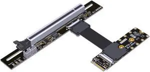 WRIARICH ADTLINK PCIe 5.0 M.2 NVMe to PCIe x16 FFC Flexible Cable Gen5 x4 (128Gbps) for Graphics Cards and Ultra SSDs (F43SP-TL-25cm) WRIARICH ADTLINK PCIe 5.0 M.2 NVMe to PCIe x16 FFC Flexible Cable Gen5 x4 (128Gbps) for Graphics Cards and Ultra SSDs (F43SP-TL-25cm)
