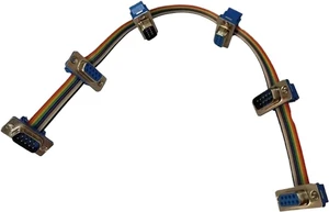 WRIARICH DB9 Male and Female Multi-Port Serial Cable Connecting Serial Parallel Hub RS485 RS232 Extension Cable CAN Test Cable(3 Male 2 Female) WRIARICH DB9 Male and Female Multi-Port Serial Cable Connecting Serial Parallel Hub RS485 RS232 Extension Cable CAN Test Cable(3 Male 2 Female)