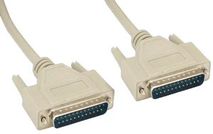WRIARICH RS-232 Serial Cable Shielded, Molded, Beige (DB25 to DB25, Male to Male, 50 Feet) WRIARICH RS-232 Serial Cable Shielded, Molded, Beige (DB25 to DB25, Male to Male, 50 Feet)