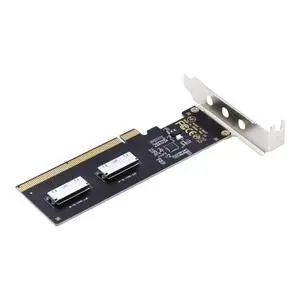 WRIARICH ChenYang Oculink to PCIe 4.0 X16 Adapter 2 Port SFF-8611/8612 8i to PCI Express Expansion Card Adapter with 8cm/12cm Slot Bracket WRIARICH ChenYang Oculink to PCIe 4.0 X16 Adapter 2 Port SFF-8611/8612 8i to PCI Express Expansion Card Adapter with 8cm/12cm Slot Bracket