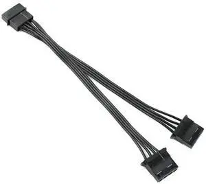 WRIARICH 20cm 4Pin Molex IDE Power Splitter Cable, Single 4P IDE to Dual 4P IDE Extension Cord WRIARICH 20cm 4Pin Molex IDE Power Splitter Cable, Single 4P IDE to Dual 4P IDE Extension Cord