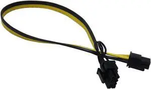 WRIARICH 1.64ft 18AWG PCIe 6Pin to 8Pin(6+2) Male to Male Mining Power Cable, Compatible with DPS-800GB DPS-1200 Server PSU & Mining Breakout Board WRIARICH 1.64ft 18AWG PCIe 6Pin to 8Pin(6+2) Male to Male Mining Power Cable, Compatible with DPS-800GB DPS-1200 Server PSU & Mining Breakout Board