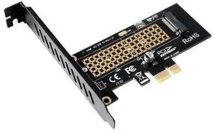 WRIARICH SK1 M.2 NVMe SSD to PCIe 4.0 Expansion Card, Compatible with PCIe X1/X4/X8/X16 Slots, Supports 2230/2242/2260/2280 M.2 NVMe SSD WRIARICH SK1 M.2 NVMe SSD to PCIe 4.0 Expansion Card, Compatible with PCIe X1/X4/X8/X16 Slots, Supports 2230/2242/2260/2280 M.2 NVMe SSD