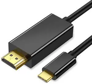 WRIARICH 2M USB 3.1 Type C to HDMI 4K Cable, Thunderbolt 3 Compatible USB-C to HDTV Video Cord for MacBook, MacBook Pro, Samsung Galaxy S8/S9/S10/S20 & More Devices WRIARICH 2M USB 3.1 Type C to HDMI 4K Cable, Thunderbolt 3 Compatible USB-C to HDTV Video Cord for MacBook, MacBook Pro, Samsung Galaxy S8/S9/S10/S20 & More Devices
