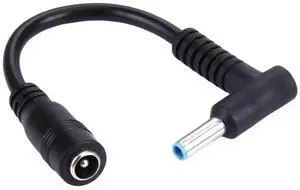 WRIARICH 10cm DC Power Converter Cable, 90 Degree Bent 4.5×3.0mm Male to 5.5×2.1mm Female Laptop Charging Cord WRIARICH 10cm DC Power Converter Cable, 90 Degree Bent 4.5×3.0mm Male to 5.5×2.1mm Female Laptop Charging Cord