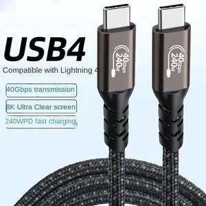 WRIARICH Braided USB4.0 C to C Cable 3.3FT, 8K UHD Display 40Gbps Type C to Type C 240W Fast Charging Cord Charger Compatible with Samsung Galaxy S23 S22 S21 S20 Ultra, Note 20 Laptop, Hub, Docking WRIARICH Braided USB4.0 C to C Cable 3.3FT, 8K UHD Display 40Gbps Type C to Type C 240W Fast Charging Cord Charger Compatible with Samsung Galaxy S23 S22 S21 S20 Ultra, Note 20 Laptop, Hub, Docking
