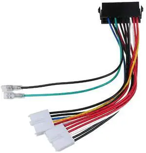 WRIARICH 1 Piece 20Pin ATX to Dual 6Pin AT Power Conversion Cable, Compatible with 286/386/486 Vintage Computers WRIARICH 1 Piece 20Pin ATX to Dual 6Pin AT Power Conversion Cable, Compatible with 286/386/486 Vintage Computers
