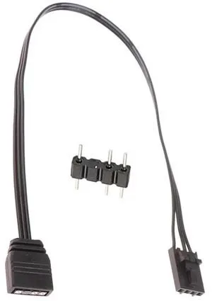 WRIARICH 25cm 4PIN RGB to 3-Pin 5V ARGB Adapter Cable WRIARICH 25cm 4PIN RGB to 3-Pin 5V ARGB Adapter Cable