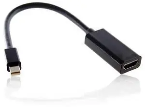 WRIARICH Black Mini DP to HDMI Female Audio Video Adapter, Mini DisplayPort Converter Compatible with 2011-2015 MacBook Models WRIARICH Black Mini DP to HDMI Female Audio Video Adapter, Mini DisplayPort Converter Compatible with 2011-2015 MacBook Models