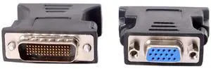 WRIARICH LFH DMS-59 Male to 15Pin VGA Female Adapter, DMS59 to VGA RGB Converter for Desktop Graphics Card WRIARICH LFH DMS-59 Male to 15Pin VGA Female Adapter, DMS59 to VGA RGB Converter for Desktop Graphics Card