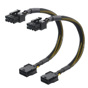 Vszerda 2-Pack 8 Pin PCIe Extension Cable - 10 Inches (Male to Female, NOT for Direct PSU Use), 8 Pin GPU Power Extension Cable (Not 6+2Pin) Vszerda 2-Pack 8 Pin PCIe Extension Cable - 10 Inches (Male to Female, NOT for Direct PSU Use), 8 Pin GPU Power Extension Cable (Not 6+2Pin)