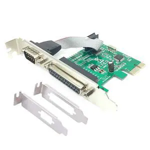 WRIARICH PCIe Combo Serial Parallel Expansion Card PCI Express to Printer LPT Port RS232 Com Port Adapter IEEE 1284 Controller Card WCH382 Chip for Desktop PC Windows 10 with Low Bracket WRIARICH PCIe Combo Serial Parallel Expansion Card PCI Express to Printer LPT Port RS232 Com Port Adapter IEEE 1284 Controller Card WCH382 Chip for Desktop PC Windows 10 with Low Bracket