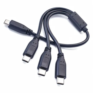 Vszerda USB C Splitter (1Ft),USB C Male to 3 Male 1 in 3 Out Portable Y Splitter Cable Supports Data Transfer and Charging for iPhone 17/16/15, iPad, Galaxy and More Vszerda USB C Splitter (1Ft),USB C Male to 3 Male 1 in 3 Out Portable Y Splitter Cable Supports Data Transfer and Charging for iPhone 17/16/15, iPad, Galaxy and More