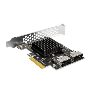 Vszerda 8 Port Sata 3.0 SFF8087 PCIe 3.0 X4 To Mini SAS Controller PCIe To SFF 8087 SFF-8087 Adapter Expansion ASM1166 Chip Vszerda 8 Port Sata 3.0 SFF8087 PCIe 3.0 X4 To Mini SAS Controller PCIe To SFF 8087 SFF-8087 Adapter Expansion ASM1166 Chip