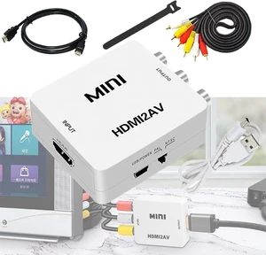 HDMI to RCA Converter (hdmi to av Adapter) hdmi to RCA Adapter converts HDMI Output Source to Old-Fashioned RCA Display Optionalav to hdmi,hdmi to av,av to vga,vga to av,vga to hdmi,hdmi to vga HDMI to RCA Converter (hdmi to av Adapter) hdmi to RCA Adapter converts HDMI Output Source to Old-Fashioned RCA Display Optionalav to hdmi,hdmi to av,av to vga,vga to av,vga to hdmi,hdmi to vga