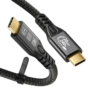 WRIARICH USB C 3.2 Gen-2 240W Straight Extension Cable 2m 6.6ft Data Transfer 20Gbps 48V/5A Charging Cable Type-C 4K Video Output Compatible with Thunderbolt 3 USB-C Computers WRIARICH USB C 3.2 Gen-2 240W Straight Extension Cable 2m 6.6ft Data Transfer 20Gbps 48V/5A Charging Cable Type-C 4K Video Output Compatible with Thunderbolt 3 USB-C Computers
