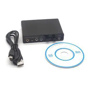 WRIARICH Professional USB Sound Card 6 Channel 5.1 Optical External Audio Card Converter CM6206 Chipset for Laptop Desktop WRIARICH Professional USB Sound Card 6 Channel 5.1 Optical External Audio Card Converter CM6206 Chipset for Laptop Desktop