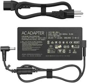 LIFKAHY 280W ADP-280EB B AC Charger Compatible with Asus Rog Flow X16 Rog Strix G15 G16 G17,14A/20V AC Adapter Rog Strix G18 Rog Strix Scar 15 17 SE ROG Zephyrus M16 Tuf Gaming A16 (6.0 X 3.7mm) LIFKAHY 280W ADP-280EB B AC Charger Compatible with Asus Rog Flow X16 Rog Strix G15 G16 G17,14A/20V AC Adapter Rog Strix G18 Rog Strix Scar 15 17 SE ROG Zephyrus M16 Tuf Gaming A16 (6.0 X 3.7mm)