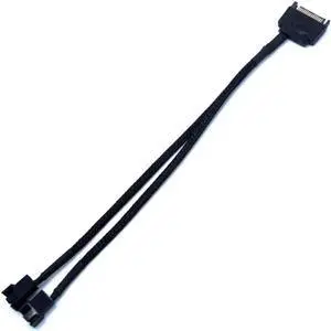 WRIARICH 1 to 2 Splitter SATA to 3Pin & 4Pin Fan Adapter Cable for Motherboard CPU Cooling WRIARICH 1 to 2 Splitter SATA to 3Pin & 4Pin Fan Adapter Cable for Motherboard CPU Cooling