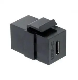 WRIARICH USB 2.0 Type-C Female to Female Keystone Jack Coupler Adapter, Snap-in USB-C Extension Connector for Standard Wall Plate Panel USB Cable Wiring WRIARICH USB 2.0 Type-C Female to Female Keystone Jack Coupler Adapter, Snap-in USB-C Extension Connector for Standard Wall Plate Panel USB Cable Wiring