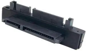 WRIARICH 90-Degree Down Angle SATA Male to Female Gender Changer Adapter, Right Angle SATA Port Converter for 2.5/3.5 Inch Hard Drives WRIARICH 90-Degree Down Angle SATA Male to Female Gender Changer Adapter, Right Angle SATA Port Converter for 2.5/3.5 Inch Hard Drives