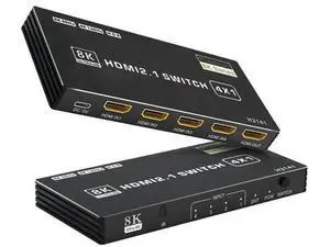 WRIARICH 8K HDMI Switch 4 in 1 Out, 4 Ports HDMI 2.1 Switch Box with IR Remote Control, 48Gbps HDR10 HDCP2.3 DPCP Supported, Auto Switching, Compatible with PS5/4/3 Xbox NS HDTV Monitor WRIARICH 8K HDMI Switch 4 in 1 Out, 4 Ports HDMI 2.1 Switch Box with IR Remote Control, 48Gbps HDR10 HDCP2.3 DPCP Supported, Auto Switching, Compatible with PS5/4/3 Xbox NS HDTV Monitor