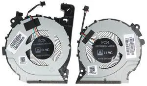 WRIARICH New Dual CPU+GPU Cooling Fan Set L20335-001 / L20334-001 for HP Pavilion Gaming 15-cx Series TPN-C133 WRIARICH New Dual CPU+GPU Cooling Fan Set L20335-001 / L20334-001 for HP Pavilion Gaming 15-cx Series TPN-C133