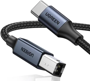WRIARICH 6.6FT UGREEN USB B to USB C Printer Cable, Nylon Braided Cord, Multi-use for MacBook Pro/Air, Yamaha Piano, Keyboard, DAC, DJ Controller and iPad WRIARICH 6.6FT UGREEN USB B to USB C Printer Cable, Nylon Braided Cord, Multi-use for MacBook Pro/Air, Yamaha Piano, Keyboard, DAC, DJ Controller and iPad