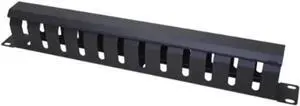 WRIARICH 19 Inch 1U Horizontal Rack Cable Management Panel, 12 Slots Metal Finger Duct Wire Organizer with Removable Cover for Server Rack WRIARICH 19 Inch 1U Horizontal Rack Cable Management Panel, 12 Slots Metal Finger Duct Wire Organizer with Removable Cover for Server Rack