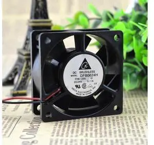 WRIARICH DC 24V cooling fan 60mm For delta DFB0624H 24V 0.11A 6CM 6025 60X60X25MM 2-wire inverter ultra-quiet cooling fan WRIARICH DC 24V cooling fan 60mm For delta DFB0624H 24V 0.11A 6CM 6025 60X60X25MM 2-wire inverter ultra-quiet cooling fan