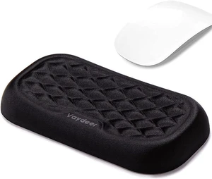 WRIARICH Mouse Wrist Rest Pad, Memory Foam Hand Rest Support Padded for Office, Computer, Laptop, Typing and Wrist Pain Relief and Repair (5.91 inch, Black) WRIARICH Mouse Wrist Rest Pad, Memory Foam Hand Rest Support Padded for Office, Computer, Laptop, Typing and Wrist Pain Relief and Repair (5.91 inch, Black)