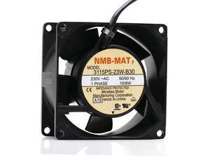 WRIARICH NMB-MAT 80mm 8cm AC Fan 3115PS-23W-B30 8038 230V High Temperature Resistant Aluminum Frame Cabinets Cooling Fan WRIARICH NMB-MAT 80mm 8cm AC Fan 3115PS-23W-B30 8038 230V High Temperature Resistant Aluminum Frame Cabinets Cooling Fan