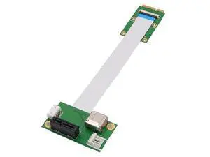 WRIARICH Mini Pci-E To Usb Pci-E Express 1X Riser Extender Adapter Card+15/25Cm Fpc Cable WRIARICH Mini Pci-E To Usb Pci-E Express 1X Riser Extender Adapter Card+15/25Cm Fpc Cable