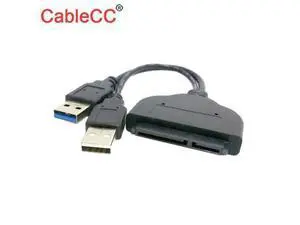 WRIARICH USB 3.0 to SATA 22P 2 5" Hard Disk Driver Adapter with USB Power Cable WRIARICH USB 3.0 to SATA 22P 2 5" Hard Disk Driver Adapter with USB Power Cable