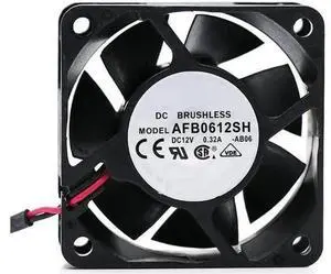 WRIARICH AFB0612SH 60x60x25mm 6cm DC12V 0.32A 2-Wire Chassis Power Supply Cooling Fan WRIARICH AFB0612SH 60x60x25mm 6cm DC12V 0.32A 2-Wire Chassis Power Supply Cooling Fan