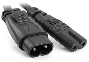 WRIARICH IEC 60320 C8 Plug to C7 Receptacle Male to Female Extension Power Supply Main Adapter Cable 30cm WRIARICH IEC 60320 C8 Plug to C7 Receptacle Male to Female Extension Power Supply Main Adapter Cable 30cm