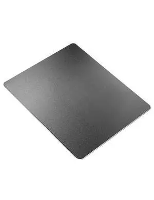 WRIARICH Hard Metal Aluminum Mouse Pad Clear Modern Smooth Magic Ultra Thin Double Side Design Mouse Mat Waterproof Fast and Accurate Control Compatible for Gaming and Office, Black, 9.05X7.08 Inch WRIARICH Hard Metal Aluminum Mouse Pad Clear Modern Smooth Magic Ultra Thin Double Side Design Mouse Mat Waterproof Fast and Accurate Control Compatible for Gaming and Office, Black, 9.05X7.08 Inch