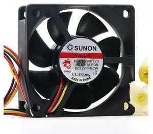 WRIARICH 60mm Mute Quiet Cooling Fan 6cm KDE1206PTV3 12V 0.7W 6025 60X60X25mm Magnetic Bearing Cooler WRIARICH 60mm Mute Quiet Cooling Fan 6cm KDE1206PTV3 12V 0.7W 6025 60X60X25mm Magnetic Bearing Cooler