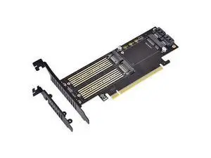 WRIARICH 3 in 1 M.2 and MSATA SSD Adapter Card SSD to PCIE Adapter, MSATA to SATA Adapter with Aluminum Heat Sink for Windows OS WRIARICH 3 in 1 M.2 and MSATA SSD Adapter Card SSD to PCIE Adapter, MSATA to SATA Adapter with Aluminum Heat Sink for Windows OS