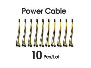 WRIARICH 10 Pcs 8 Pin PCI-e To 8 Pin (6+2) PCI-e (Female To Male) GPU Power Cable 210mm 260mm For graphics card mining motherboard WRIARICH 10 Pcs 8 Pin PCI-e To 8 Pin (6+2) PCI-e (Female To Male) GPU Power Cable 210mm 260mm For graphics card mining motherboard