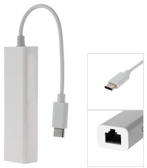 WRIARICH USB-C Type C Male to 100M Gigabit Ethernet Network LAN Adapter for Laptop PC White WRIARICH USB-C Type C Male to 100M Gigabit Ethernet Network LAN Adapter for Laptop PC White