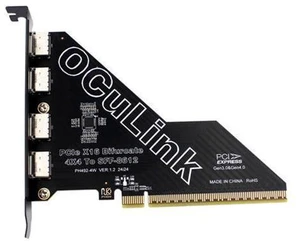 WRIARICH 4 Port Oculink to PCIe 4.0 X16 Adapter,SFF-8611/8612 to PCI Express Expansion Card Adapter with 12cm Slot Bracket WRIARICH 4 Port Oculink to PCIe 4.0 X16 Adapter,SFF-8611/8612 to PCI Express Expansion Card Adapter with 12cm Slot Bracket