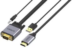 WRIARICH VGA to HDMI Adapter VGA Male to HDMI Male Converter with 3.5mm Audio Jack(Input) for TV Stick, Raspberry Pi, Laptop, Monitor, PC, Tablet, Digital Camera, Etc (3 m) WRIARICH VGA to HDMI Adapter VGA Male to HDMI Male Converter with 3.5mm Audio Jack(Input) for TV Stick, Raspberry Pi, Laptop, Monitor, PC, Tablet, Digital Camera, Etc (3 m)