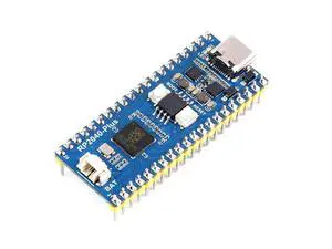 WRIARICH RP2040-Plus Mini Board with Pre-Soldered Header Pico-Like MCU Board Based on Raspberry Pi RP2040 Chip,Dual-core Arm Cortex M0+ Processor,USB-C Connector,4MB Flash,Higher Current DC-DC Chip WRIARICH RP2040-Plus Mini Board with Pre-Soldered Header Pico-Like MCU Board Based on Raspberry Pi RP2040 Chip,Dual-core Arm Cortex M0+ Processor,USB-C Connector,4MB Flash,Higher Current DC-DC Chip
