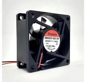 WRIARICH EB60252S1-000C-999 For Sunon 6025 24V inverter coolingfan 6cm magnetic suspension mute fan WRIARICH EB60252S1-000C-999 For Sunon 6025 24V inverter coolingfan 6cm magnetic suspension mute fan
