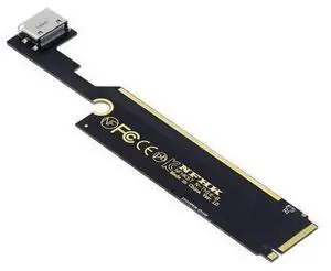 WRIARICH PCI-E 3.0 M.2 M-Key to Oculink SFF-8612 SFF-8611 Host Adapter for ThinkBook 16+ External Graphics Card & SSD WRIARICH PCI-E 3.0 M.2 M-Key to Oculink SFF-8612 SFF-8611 Host Adapter for ThinkBook 16+ External Graphics Card & SSD