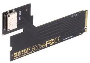 WRIARICH PCI-E 4.0 M.2 M-Key to Oculink SFF-8612 SFF-8611 Host Adapter for 2022 2023 ThinkBook 14+ External Graphics Card & SSD WRIARICH PCI-E 4.0 M.2 M-Key to Oculink SFF-8612 SFF-8611 Host Adapter for 2022 2023 ThinkBook 14+ External Graphics Card & SSD